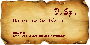Danielisz Szilárd névjegykártya